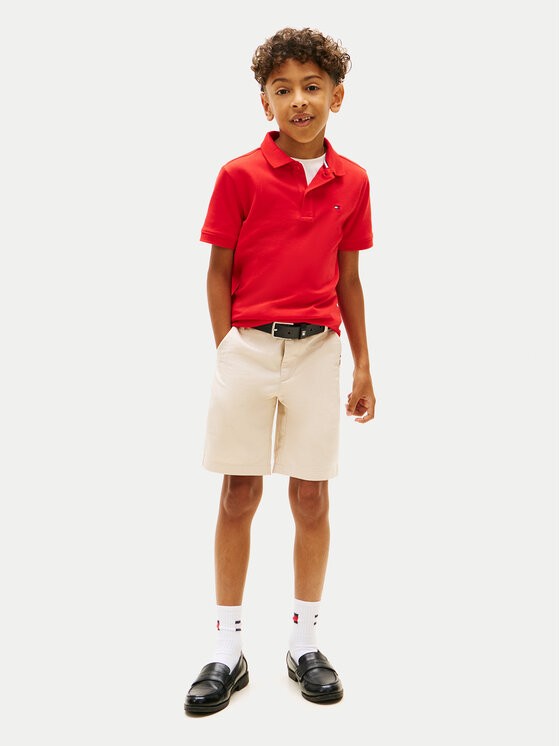 Tommy Hilfiger Tommy Hilfiger Polokošile Essential KB0KB10007 Červená Regular Fit