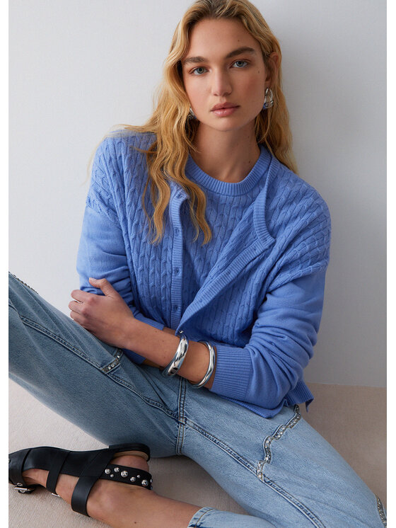 Liu Jo Liu Jo Cardigan WA6472MA88R44121 Azzurro chiaro Regular Fit