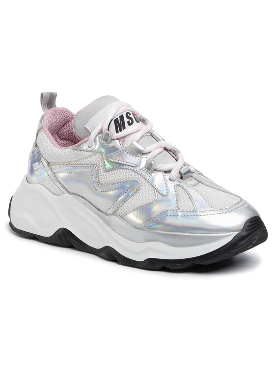 MSGM MSGM Sneakers Scarpa Donna 2742MDS2086 707 90 Silberfarben
