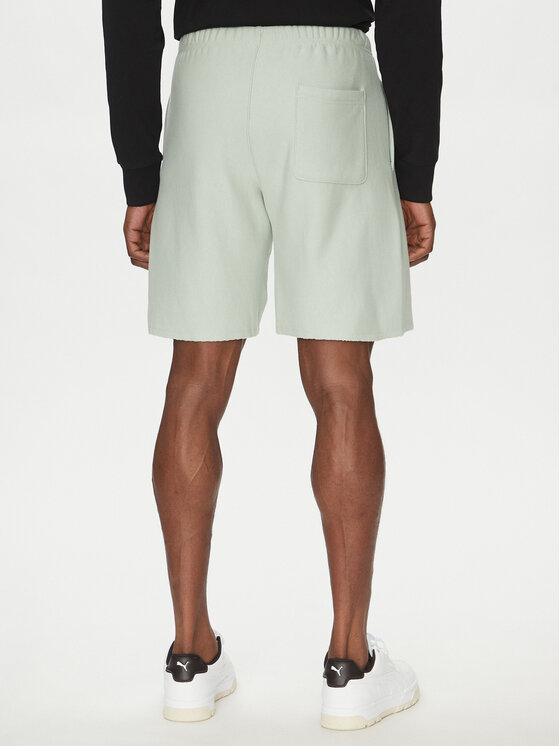 Champion Champion Szorty sportowe 220764 Zielony Loose Fit