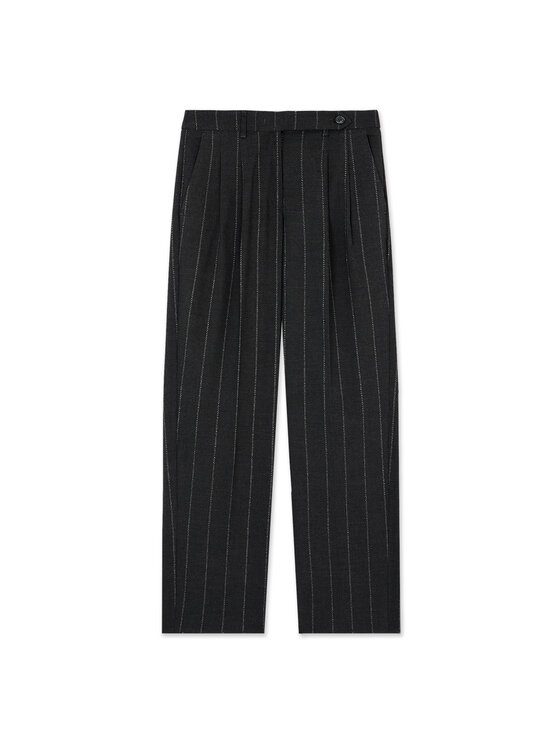 Oltre Oltre Spodnie materiałowe P071R009585N0S3 Szary Regular Fit