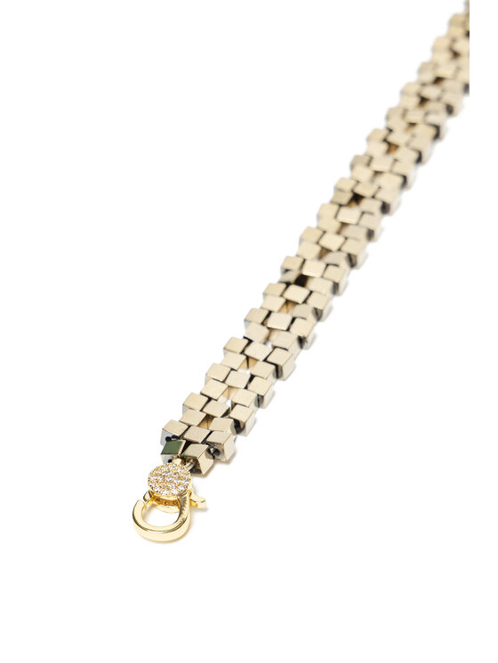 Deni Cler Milano Deni Cler Milano Bransoletka T-DC-J102-F2-79-23-1 Złoty