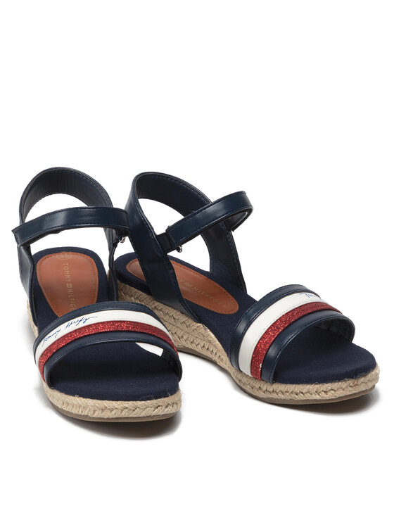 Tommy hilfiger discount rope wedge sandal