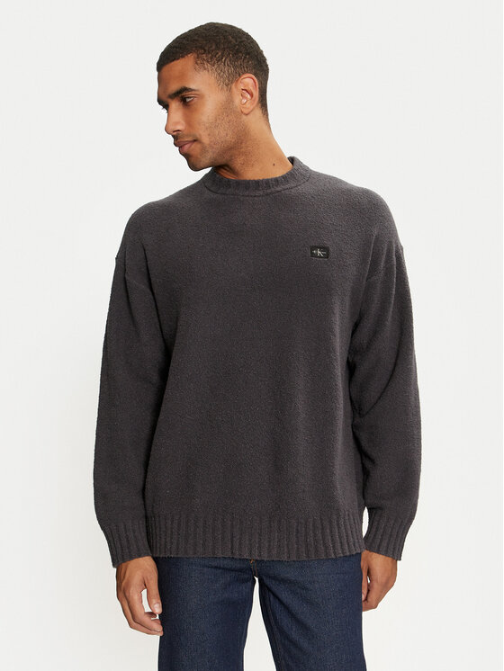 Calvin Klein Jeans Sveter J30J326202 Čierna Boxy Fit