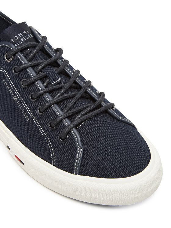 Tommy Hilfiger Tommy Hilfiger Tenisice Hi Vulc Street Canvas FM0FM05515 Tamnoplava