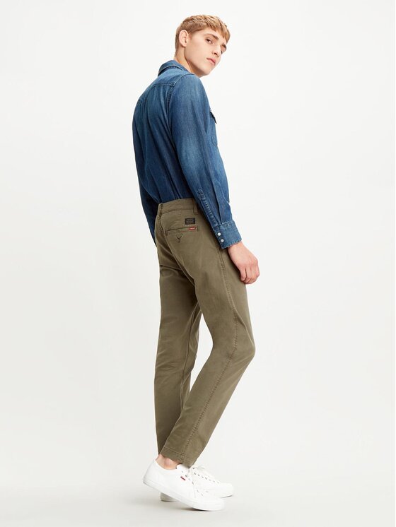 Levi's® Levi's® Chino kalhoty XX Chino 17196-0001 Zelená Straight Fit