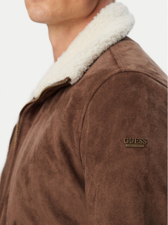 Guess Guess Штучний овчинний тулуб M6BL41 K6733 Коричневий Regular Fit