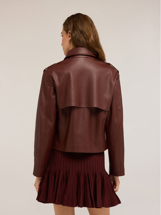 Motivi Motivi Giacca in similpelle R329Q001052N022 Marrone Regular Fit