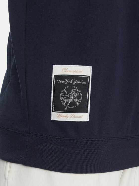 Champion Champion Majica dugih rukava 221034 Tamnoplava Regular Fit