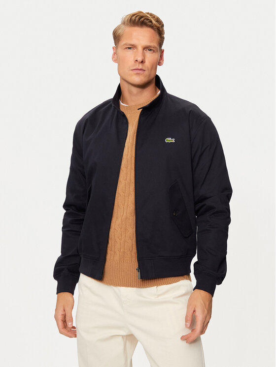 Lacoste Geacă bomber BH7186 Bleumarin Regular Fit