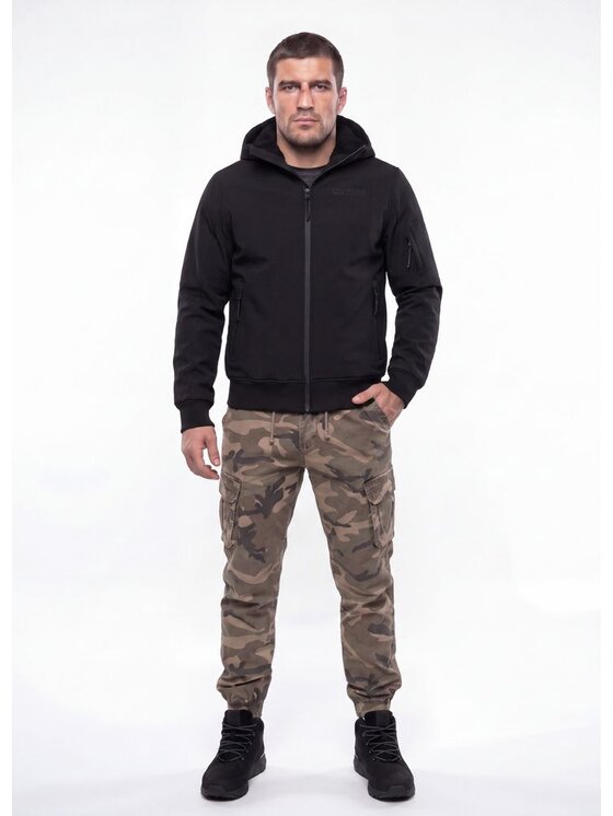 PITBULL PITBULL Kurtka zimowa MIDWAY II Czarny Regular Fit