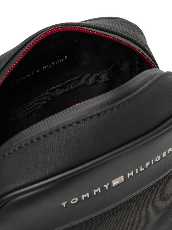 Tommy Hilfiger Tommy Hilfiger Umhängetasche Th Foundation Mini Reporter AM0AM13624 Schwarz