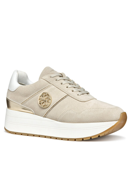 Geox Geox Snīkeri D New Kency D55MZA 022BN CH62L Bēšs