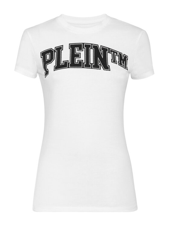 PHILIPP PLEIN PHILIPP PLEIN T-Shirt 3655 Biały Regular Fit