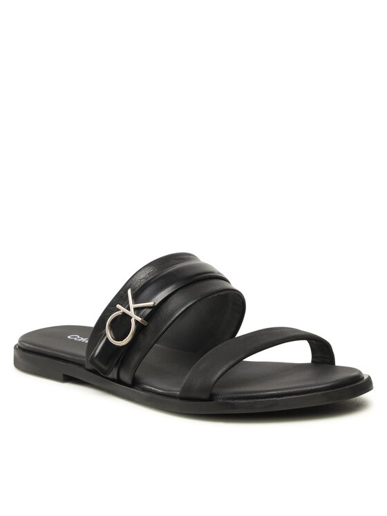 Calvin Klein Calvin Klein Šľapky Almond Slide W/Hw HW0HW01482 Čierna