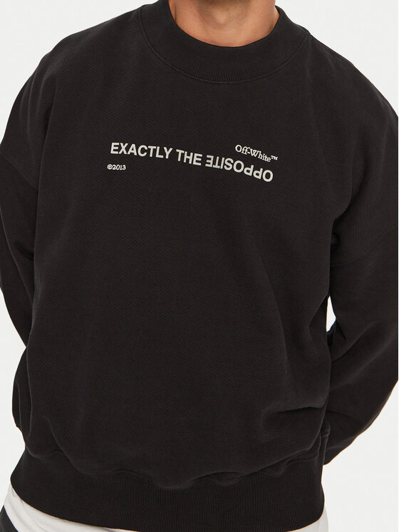 Off-White Off-White Sweatshirt OMBA067S23FLE0021032 Schwarz Regular Fit