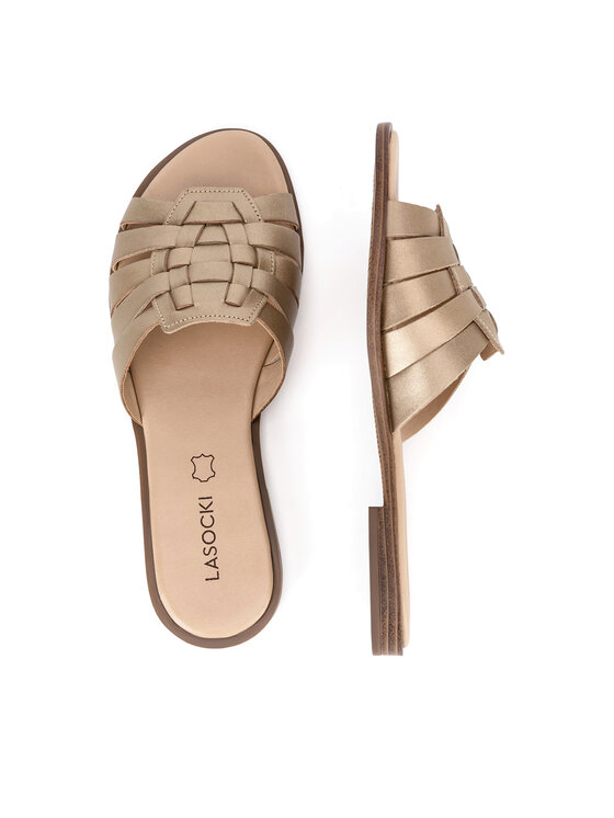 Lasocki Lasocki Natikače WI23-AGA-09 Zlatna