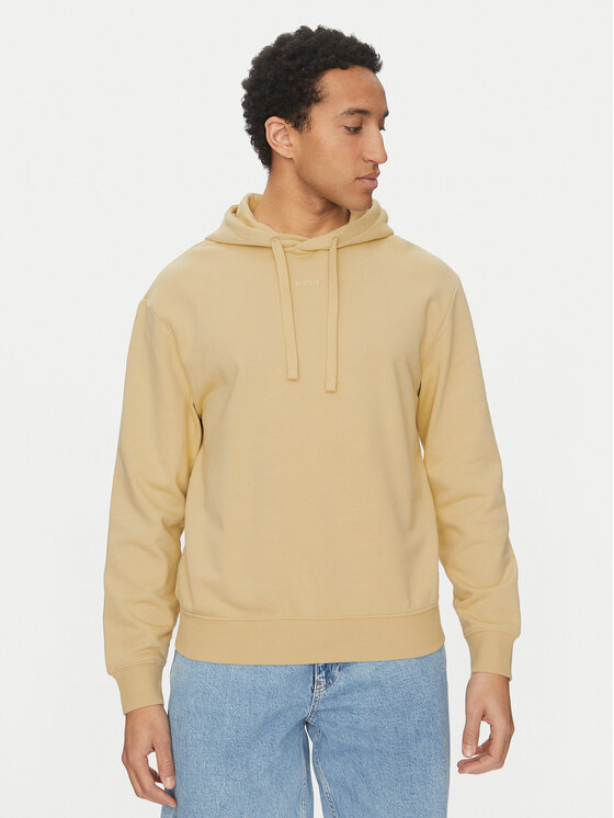 HUGO HUGO Majica dugih rukava Dapo 50486478 Bež Relaxed Fit