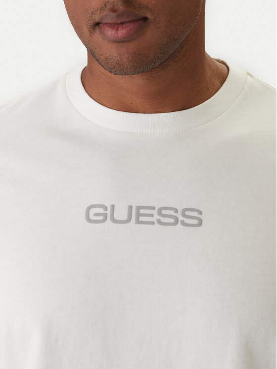 Guess Guess Póló M6RI02 KBZV1 Fehér Regular Fit