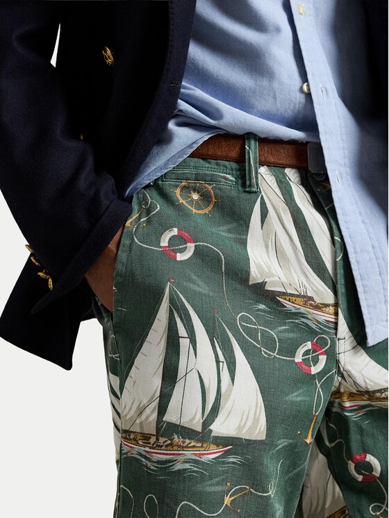 Polo Ralph Lauren Polo Ralph Lauren Pantaloncini di tessuto 710972102001 Verde Regular Fit