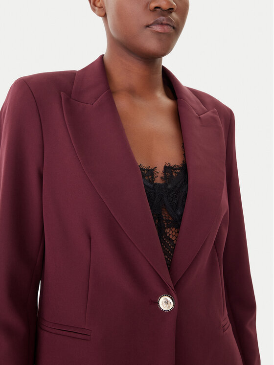 Maryley Maryley Suknjič 25IB187/M06/43BU Bordo rdeča Regular Fit