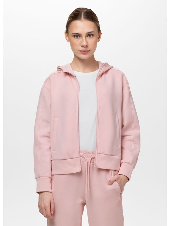 PITBULL PITBULL Bluza DISCOVERY Różowy Regular Fit