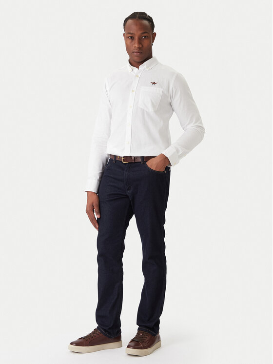 Aeronautica Militare Aeronautica Militare Hemd 252CA1277UCT03532 Weiß Regular Fit