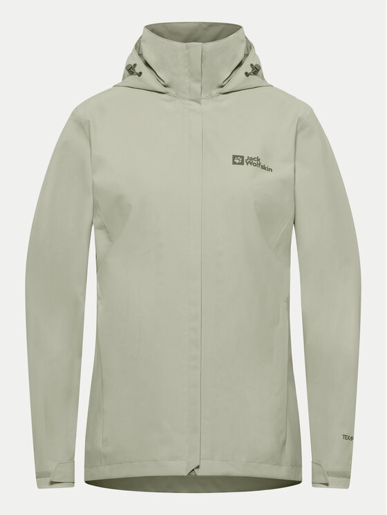 Jack Wolfskin Jack Wolfskin Geacă outdoor Trailtime 2l A63902 Verde Regular Fit