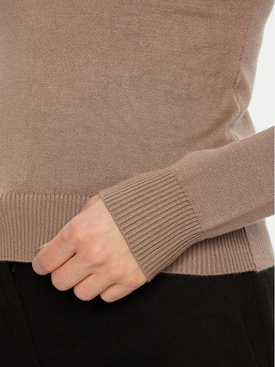 ACCESS FASHION ACCESS FASHION Rollkragenpullover 44-8074 Beige Slim Fit
