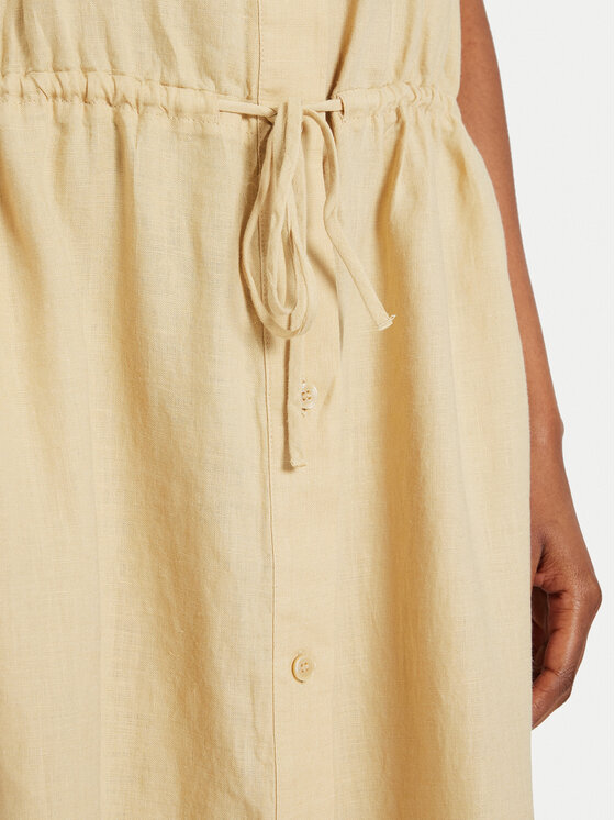 Tommy Hilfiger Tommy Hilfiger Сукня-сорочка WW0WW41911 Бежевий Relaxed Fit