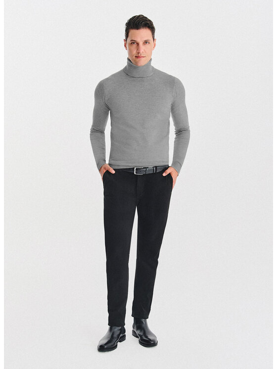 Pako Lorente Pako Lorente Sweter P25WN-2X-032 Szary Classic Fit
