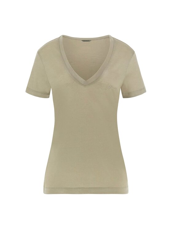 Guess Guess T-Shirt 172819 Beżowy Classic Fit