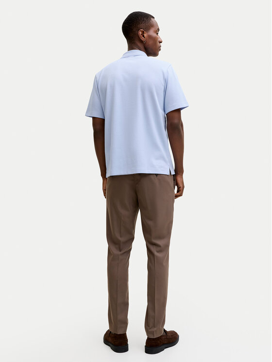 Jack & Jones Jack & Jones Тениска с яка и копчета Rblaethan 12292992 Светлосиньо Regular Fit