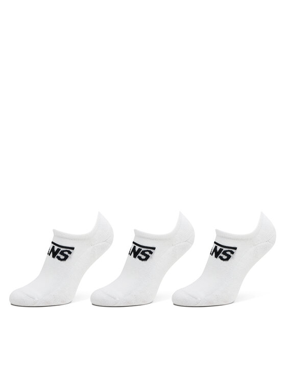 Vans Vans 3 pari moških stopalk Classic Kick VN000F0ZWHT1 Bela