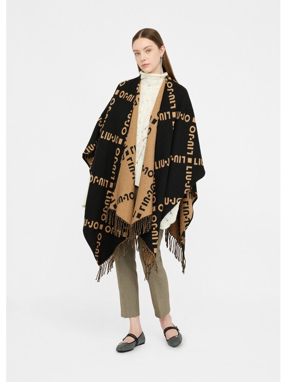 Liu Jo Liu Jo Poncho 2F5033T030022222 Nero Regular Fit