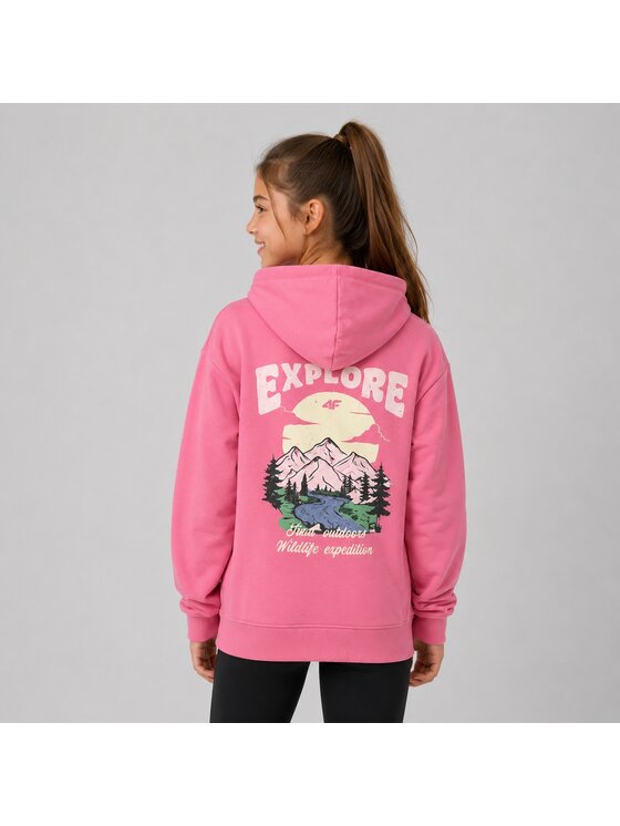 4F 4F Bluza TSWSF2271-54-140 Różowy Active Fit