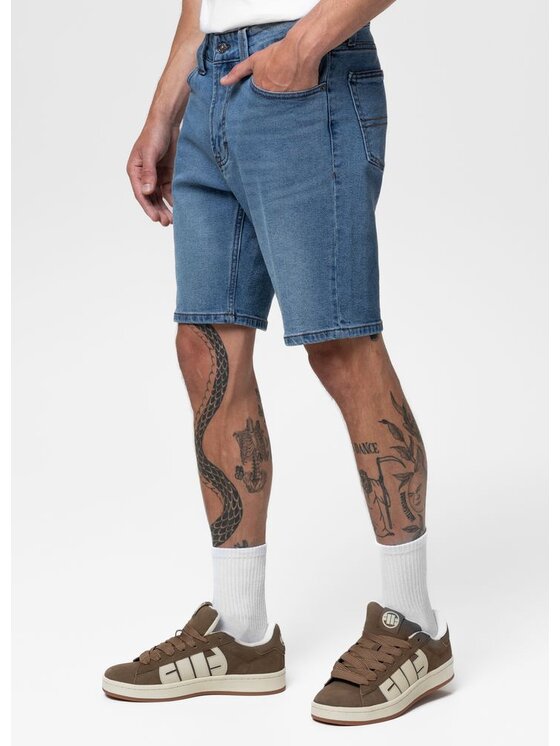 PITBULL PITBULL Szorty jeansowe HORNBLEND Niebieski Regular Fit