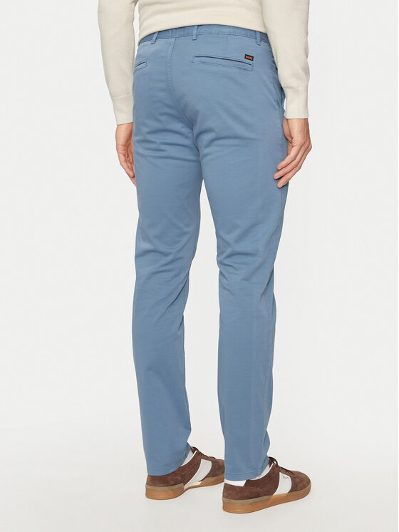 BOSS Boss Pantaloni chino 50510933 Albastru Slim Fit