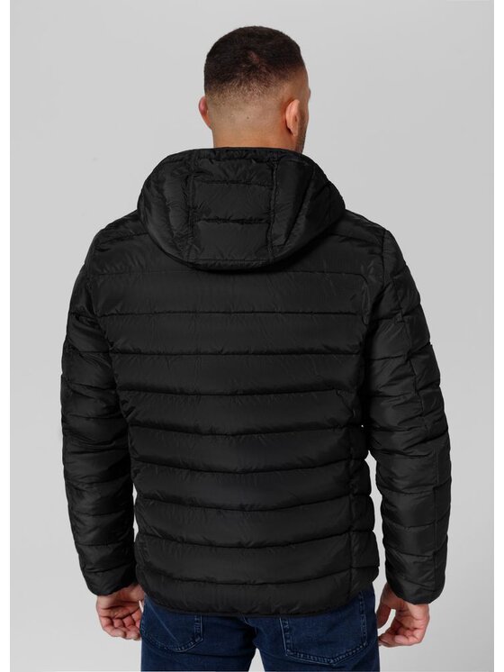 PITBULL PITBULL Kurtka zimowa męska z kapturem Seacoast III XL Czarny Regular Fit