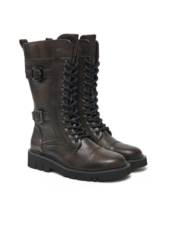 TWINSET TWINSET Μπότες 242TGT122 Καφέ