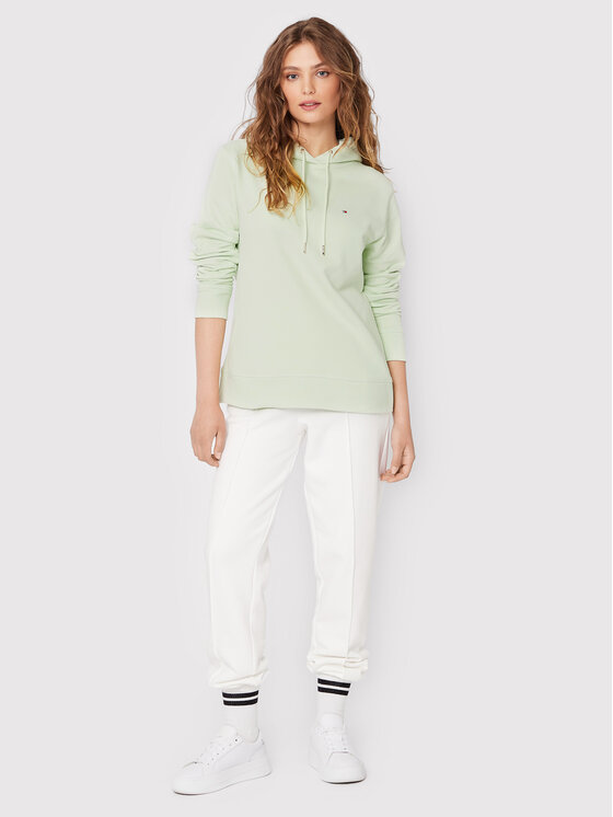 Tommy Hilfiger Tommy Hilfiger Bluza WW0WW32206 Zielony Regular Fit