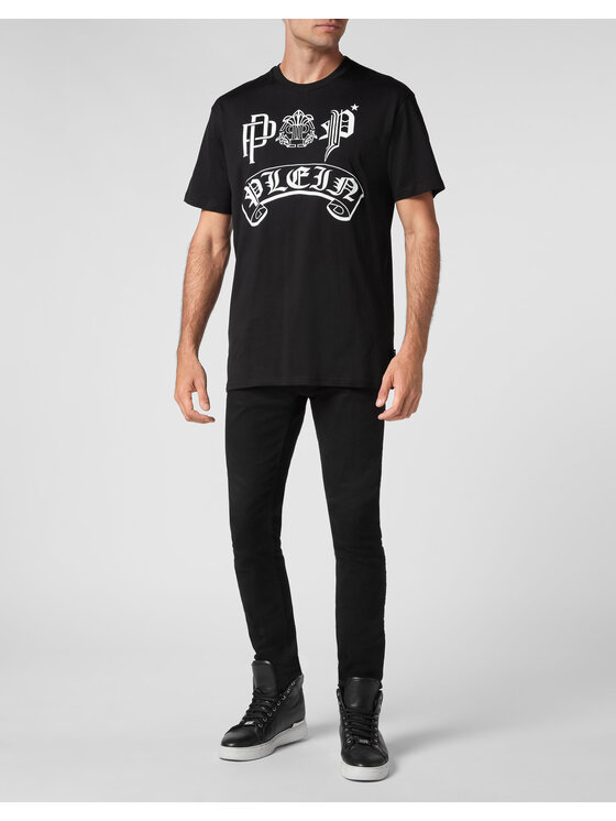 PHILIPP PLEIN PHILIPP PLEIN T-Shirt 3787 Černá Regular Fit