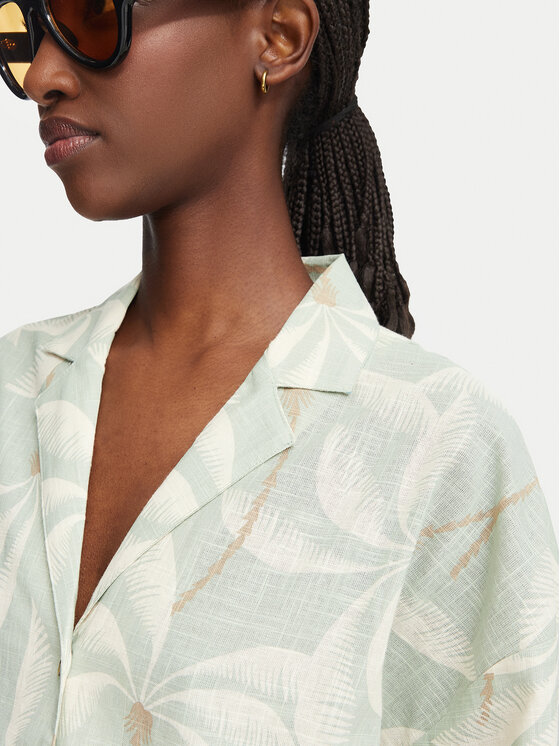 Billabong Billabong Сорочка Beach Side 24B041501 Svetlozelena Relaxed Fit