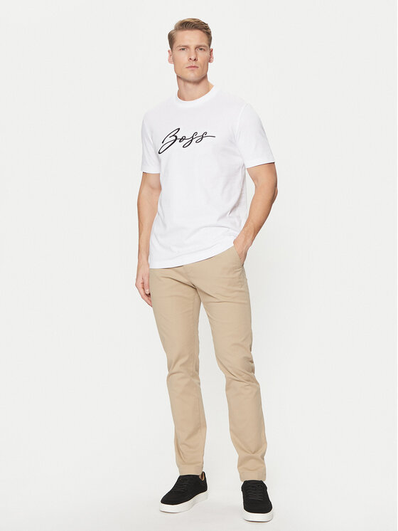 BOSS BOSS Тишърт C-Thompson 70 50531309 Бял Regular Fit