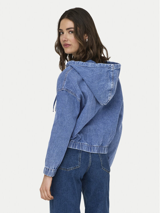 ONLY ONLY Τζιν μπουφάν Kenzie 15356696 Μπλε Regular Fit