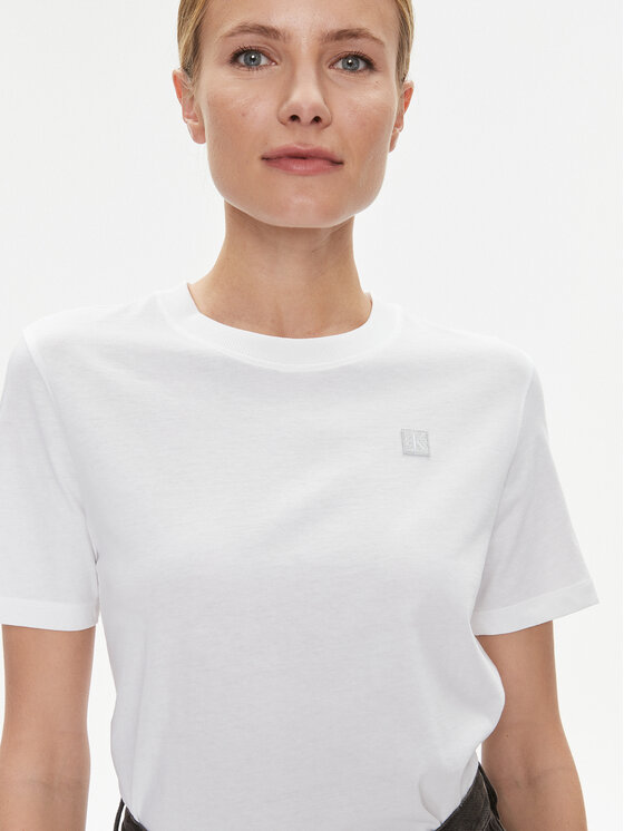 Calvin Klein Jeans Calvin Klein Jeans T-särk J20J223226 Valge Regular Fit