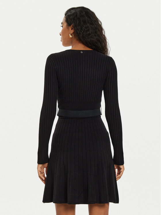 Guess Guess Плетена рокля W2BK29 Z2YJ2 Черен Regular Fit