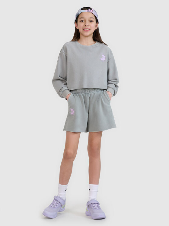 4F 4F Bluza SWELLS OF THE OCEAN Szary Oversize