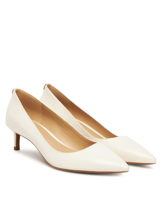 MICHAEL Michael Kors MICHAEL Michael Kors Обувки на ток Alina Flex Kitten Pump 40R3ALMP1L Екрю