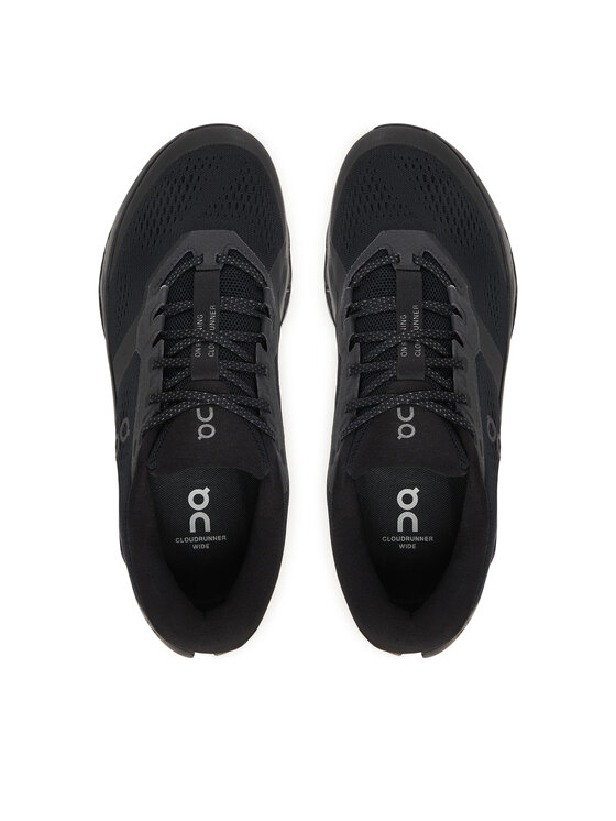 On On Futócipő Cloudrunner 3 Wide 3MG10091043 Fekete